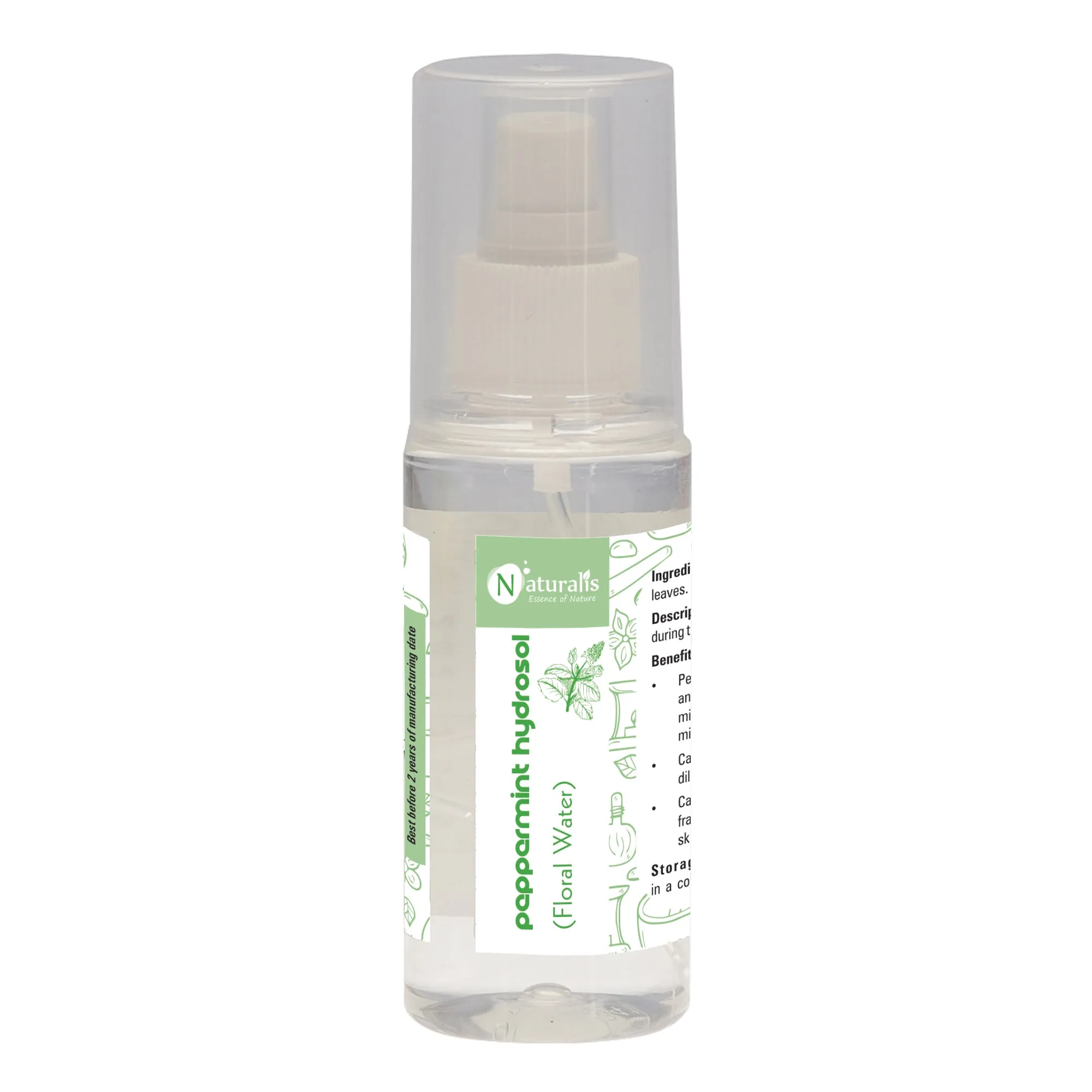 Naturalis Hydrosol- Rose, Geranium, Jasmin, Lavender, Tea Tree, Citronella, Eucalyptus, Basil, Orange,  Lemon, Peppermint and Sandal