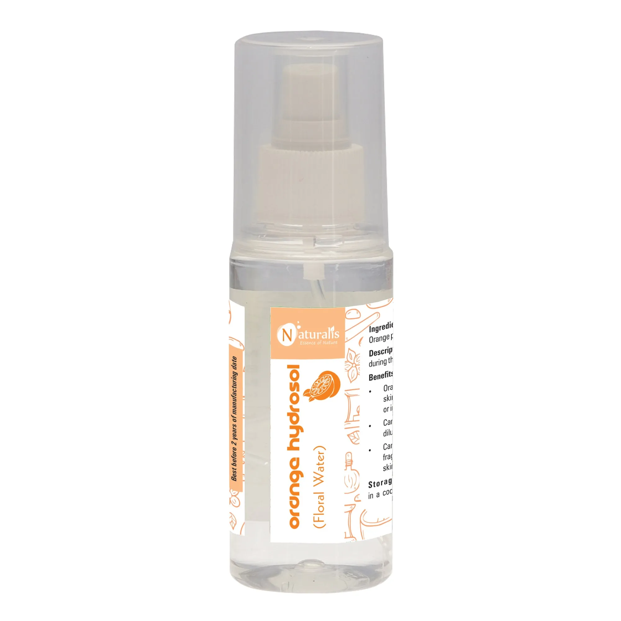 Naturalis Hydrosol- Rose, Geranium, Jasmin, Lavender, Tea Tree, Citronella, Eucalyptus, Basil, Orange,  Lemon, Peppermint and Sandal