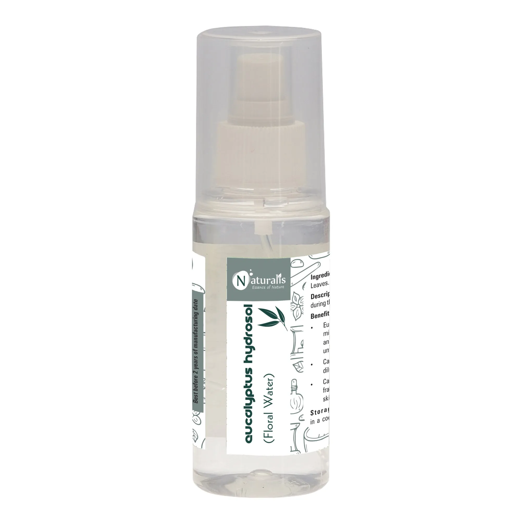 Naturalis Hydrosol- Rose, Geranium, Jasmin, Lavender, Tea Tree, Citronella, Eucalyptus, Basil, Orange,  Lemon, Peppermint and Sandal