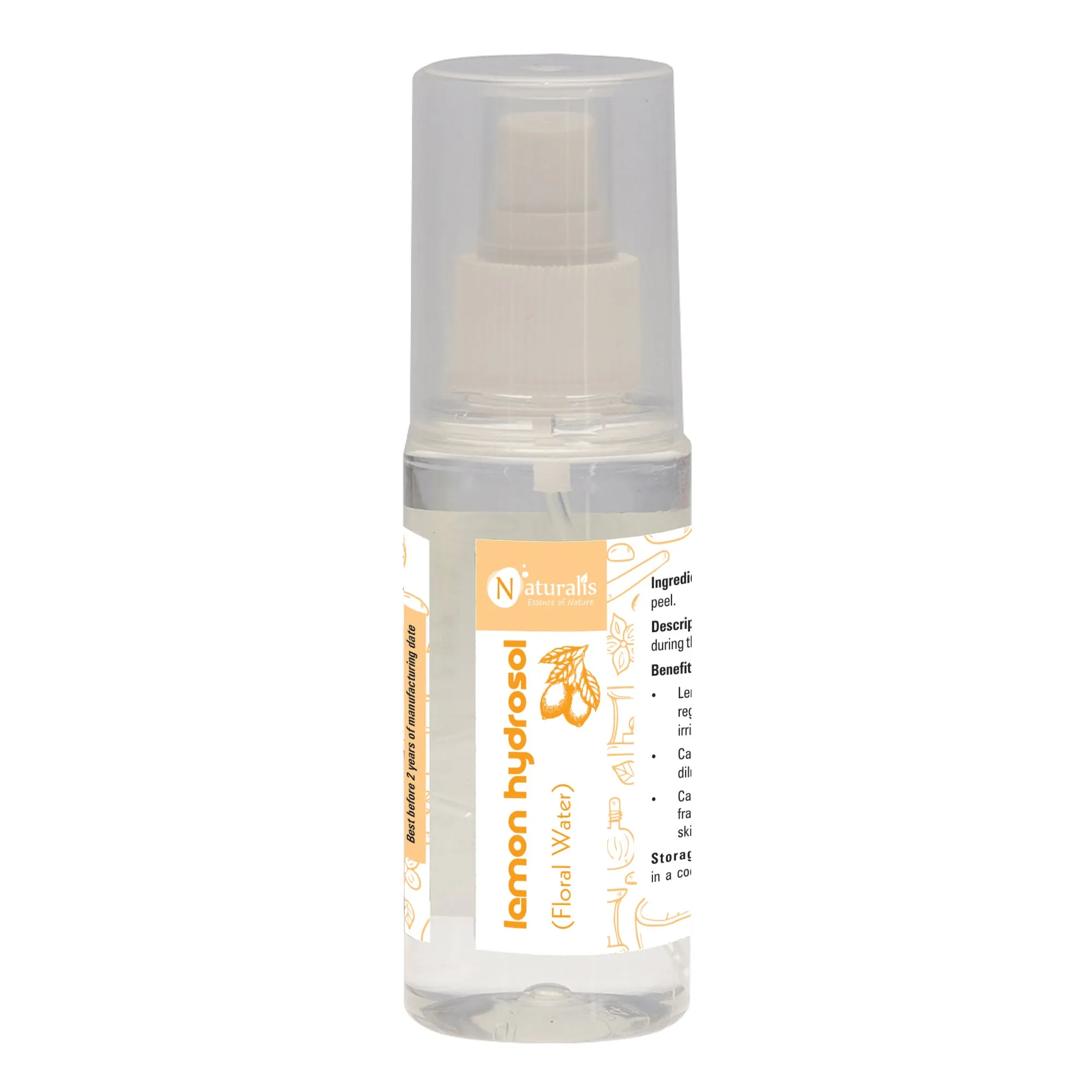 Naturalis Hydrosol- Rose, Geranium, Jasmin, Lavender, Tea Tree, Citronella, Eucalyptus, Basil, Orange,  Lemon, Peppermint and Sandal
