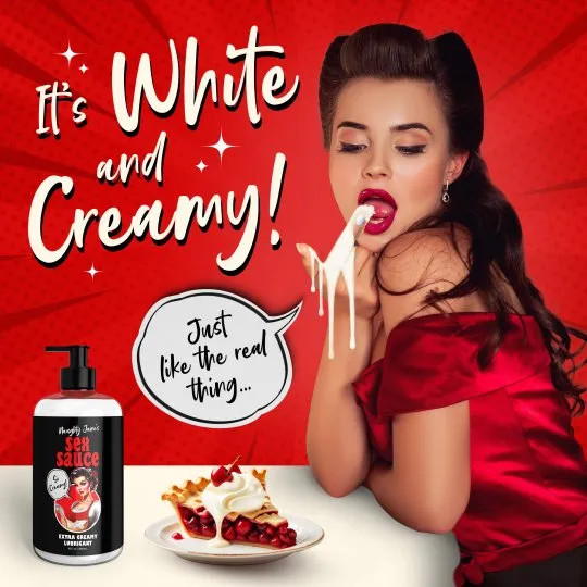 Naughty Jane's Sex Sauce Extra Creamy Lubricant - 16 oz