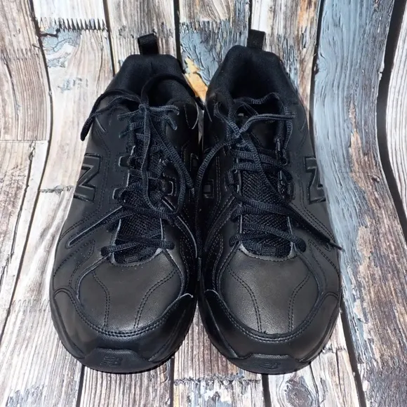 New Balance 608 Low Top Sneakers Black Mens Size 11.5 4E Slip Resistant Comfort