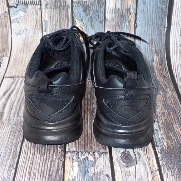New Balance 608 Low Top Sneakers Black Mens Size 11.5 4E Slip Resistant Comfort