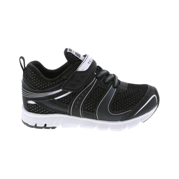 NEW TSUKIHOSHI boy's velocity sneakers in black/silver