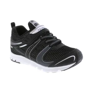 NEW TSUKIHOSHI boy's velocity sneakers in black/silver