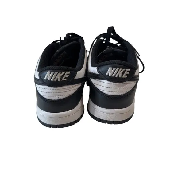 Nike Dunk Low Youth Sneakers Shoes Black &amp; White SZ US Young 3.5 Y