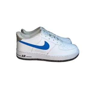 Nike Youth Boy's White Air Force 1 LV8 Low Top Sneakers Sz 7Y
