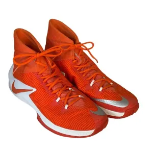 Nike Zoom Clearout Orange And White Men’s Basketball Shoes Sneakers Sz 15
