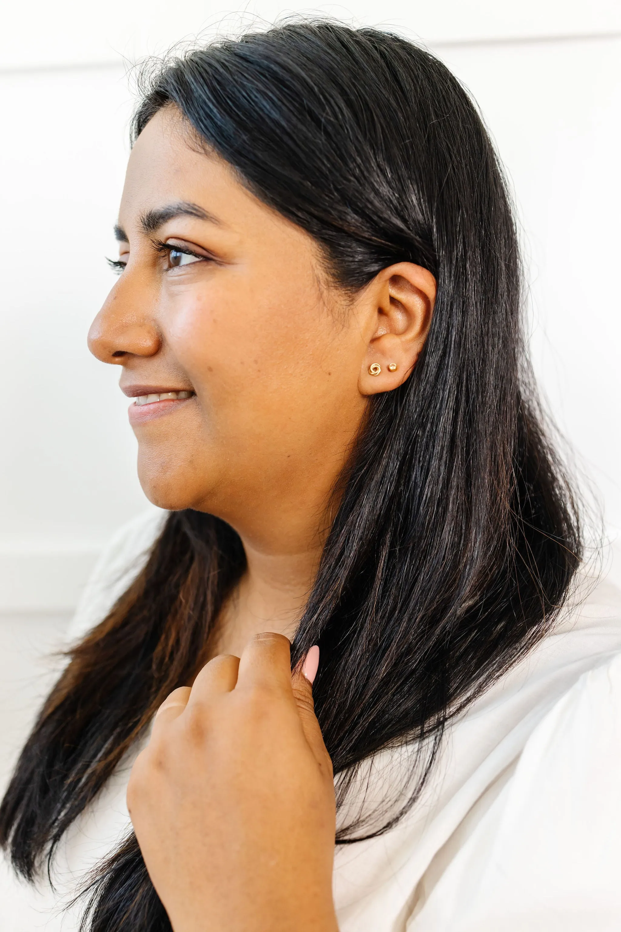 November Birthstone Stud Earrings