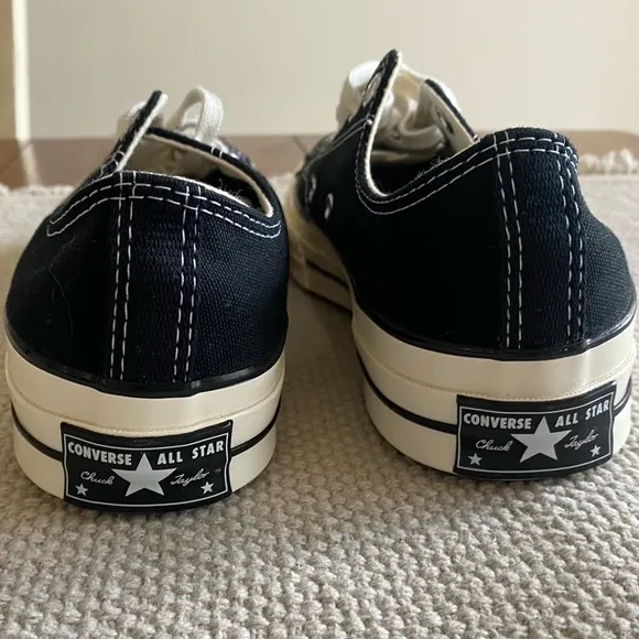 NWOT Men’s Chuck Taylor Converse All Star Lo Black Size 7.5M