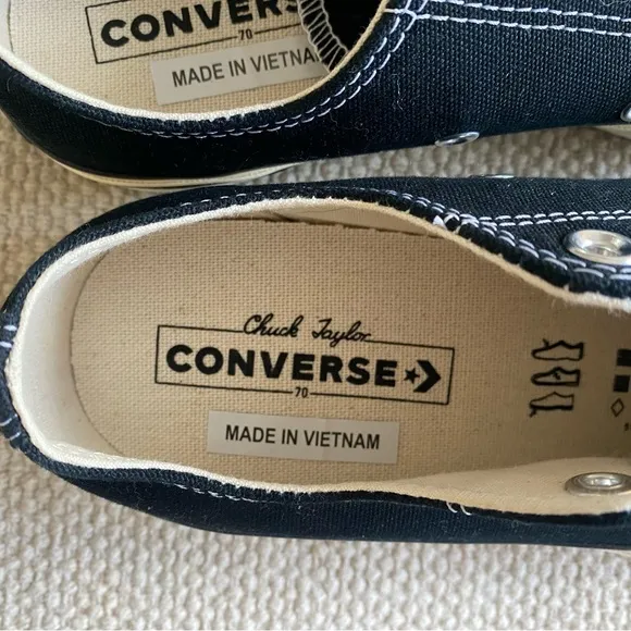 NWOT Men’s Chuck Taylor Converse All Star Lo Black Size 7.5M