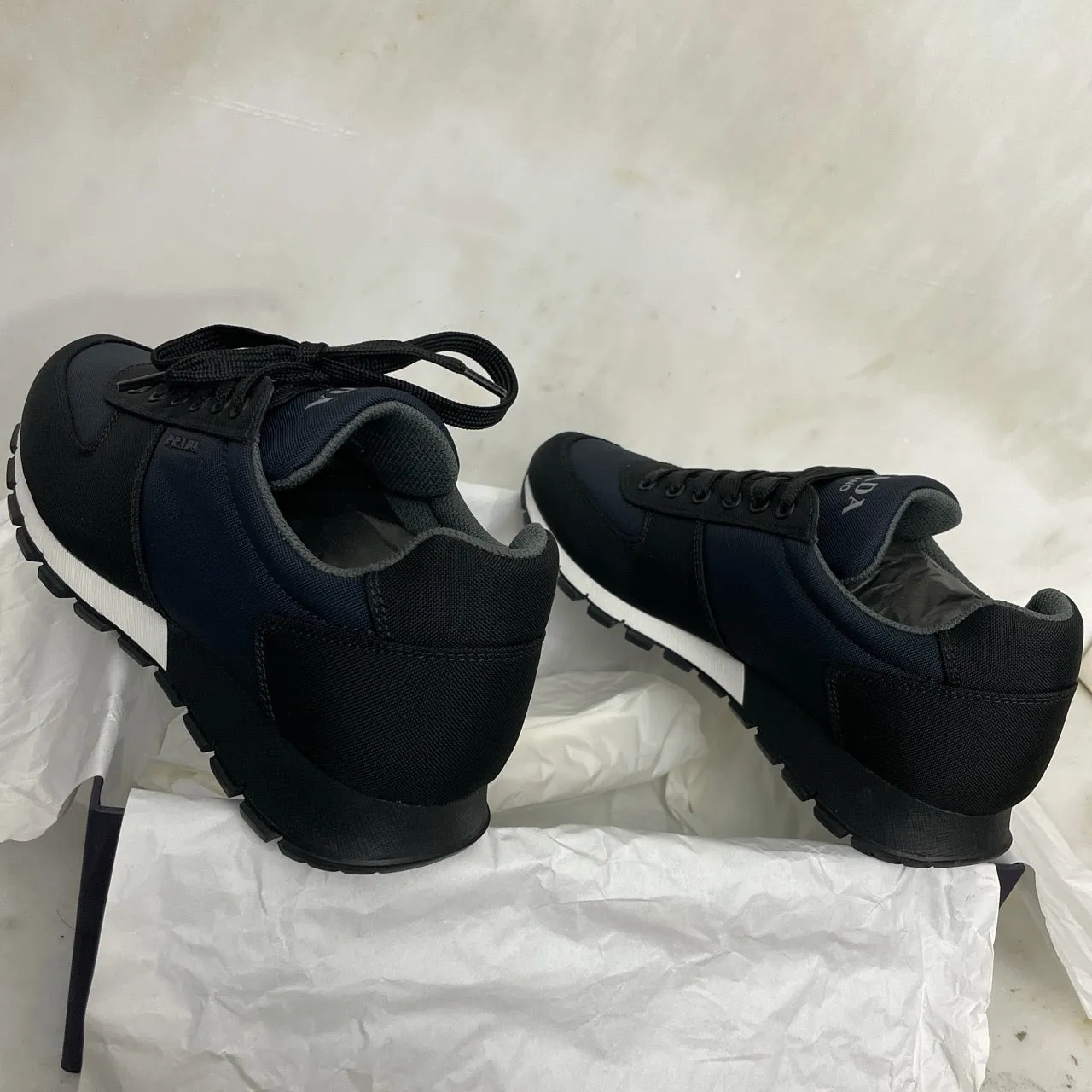 PRADA MILANO NYLON LOGO RUNNERS -