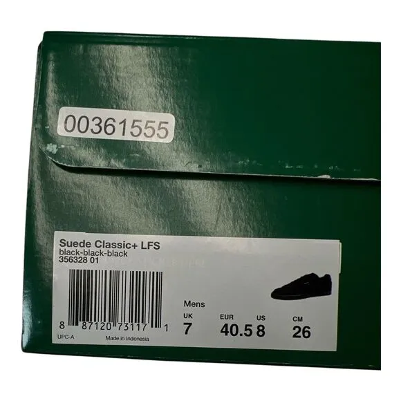 PUMA Unisex Suede Classic Sneakers Size 8 Retro Casual Shoes