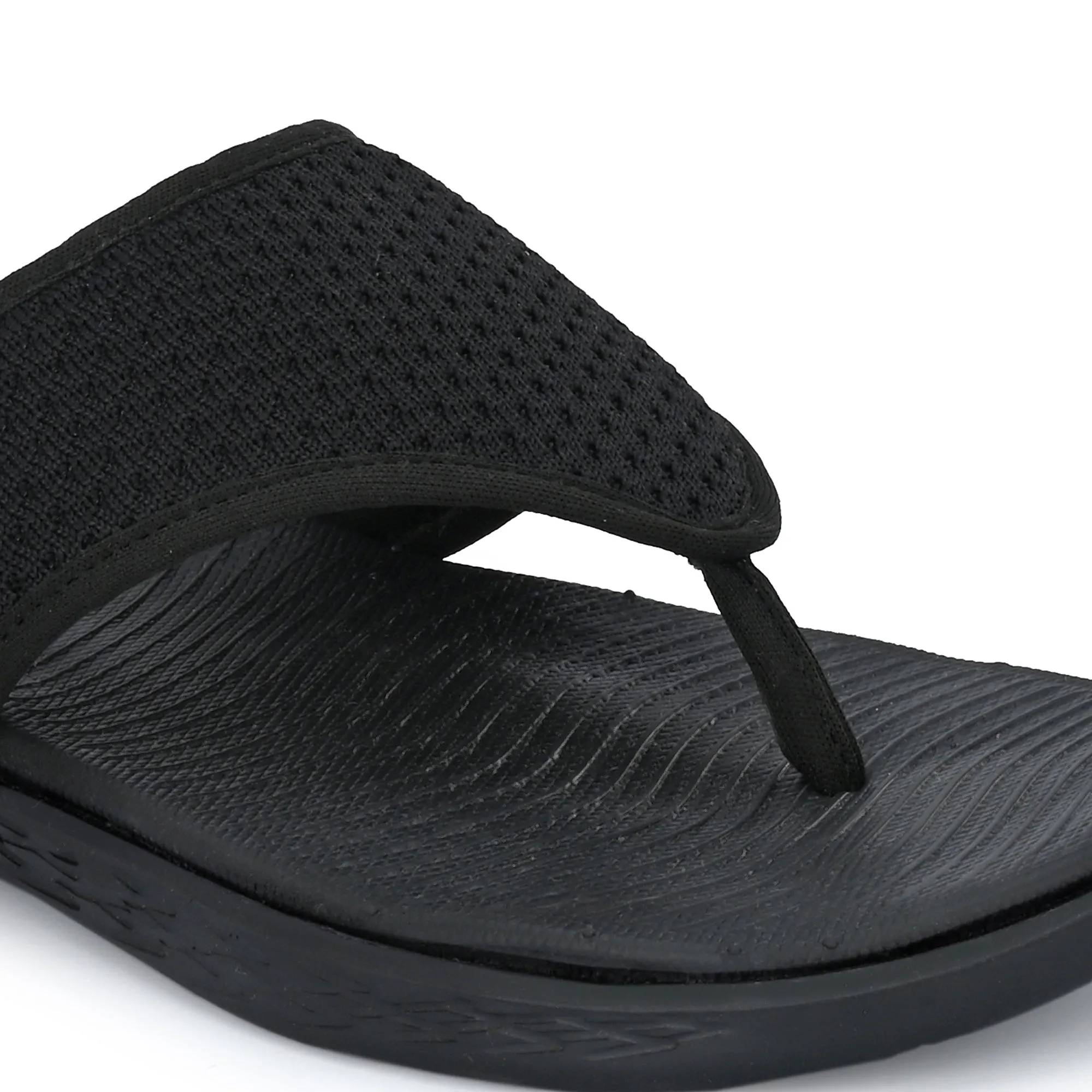 Pupil London Women's KENT-101, Flip-Flop, Black