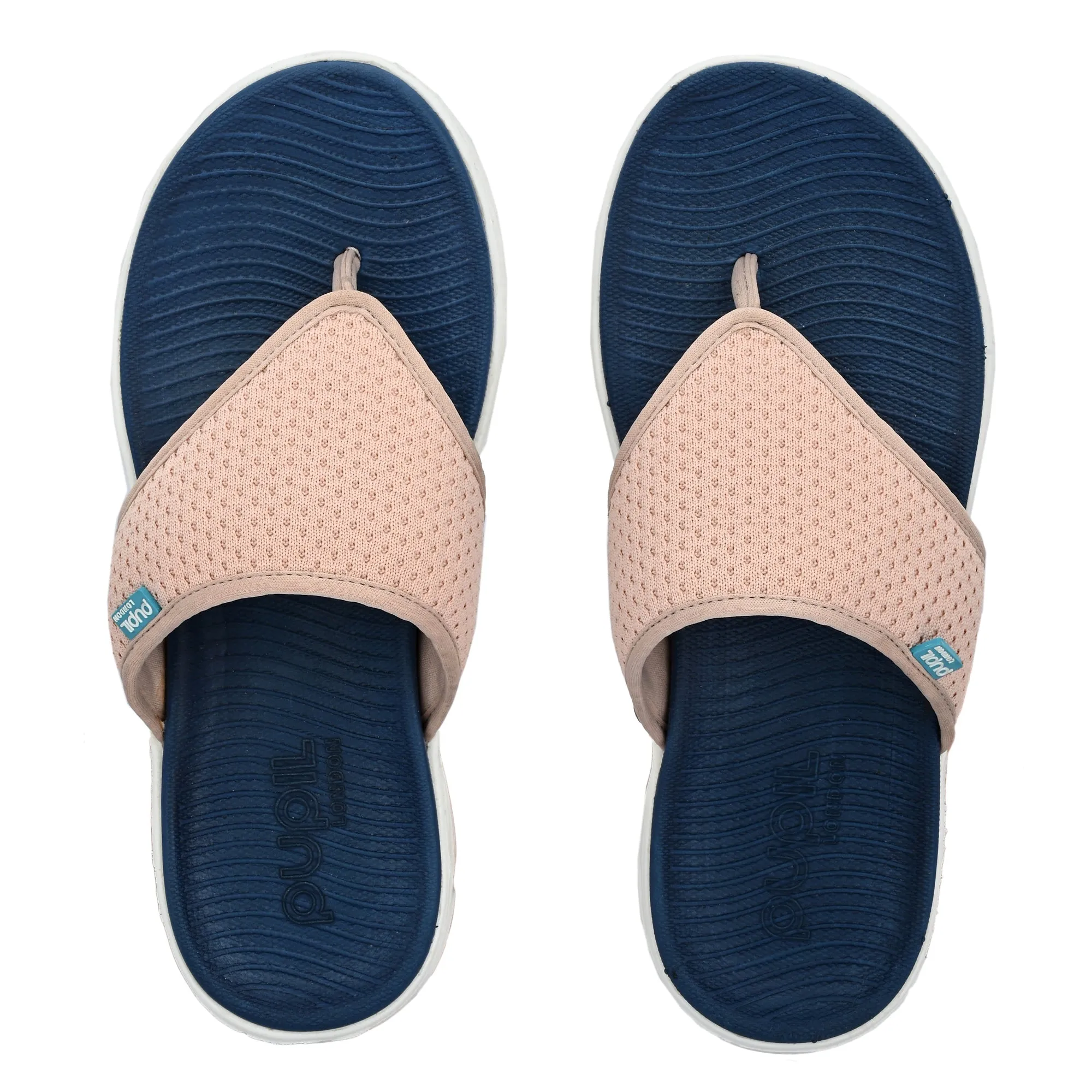Pupil London Women's KENT-101, Flip-Flop, Nude Pink
