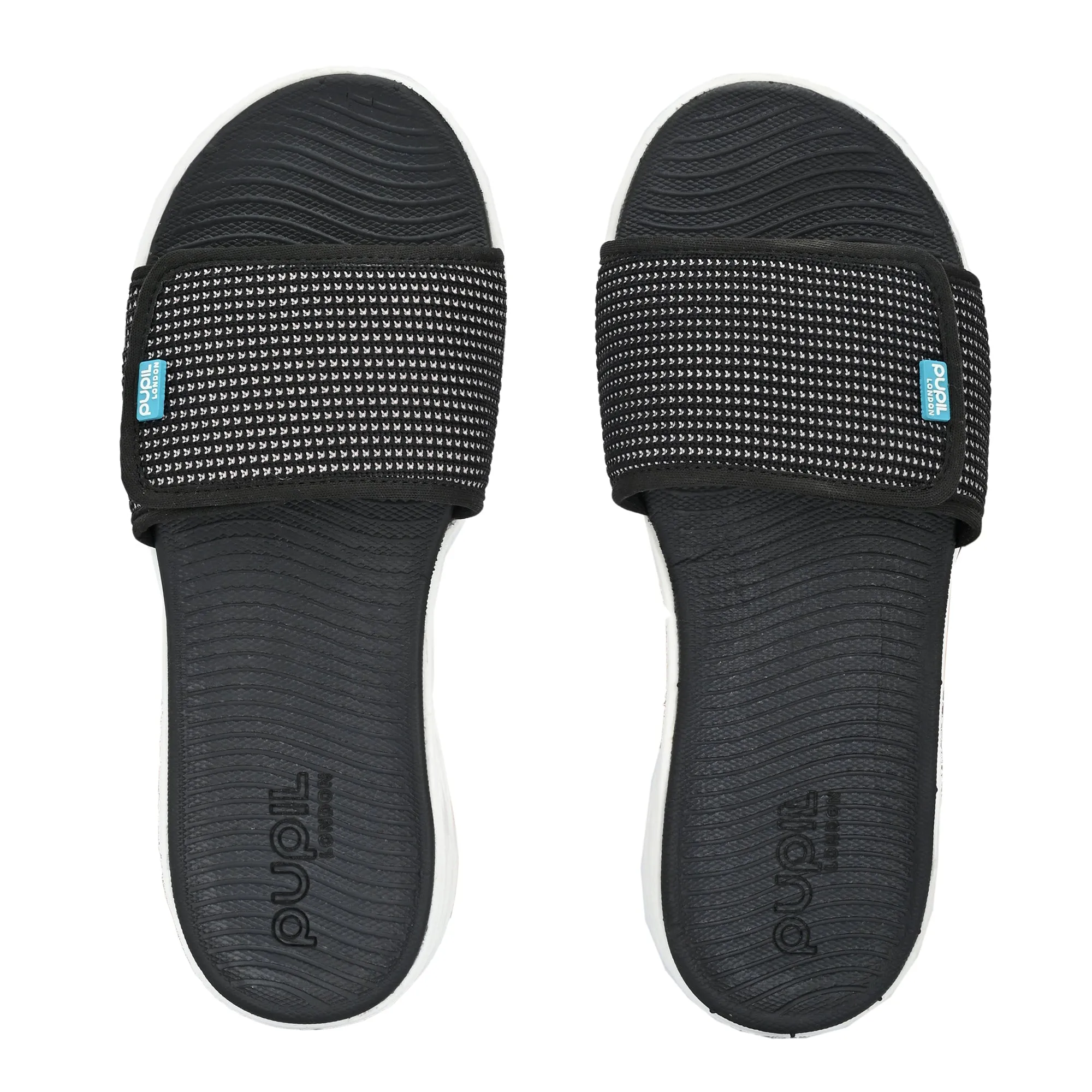 Pupil London Women's KENT-105, Flip-Flop, Golden & Black