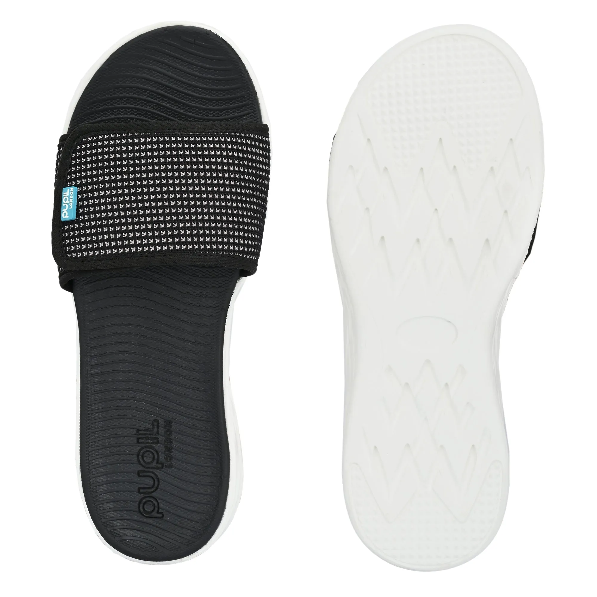 Pupil London Women's KENT-105, Flip-Flop, Golden & Black