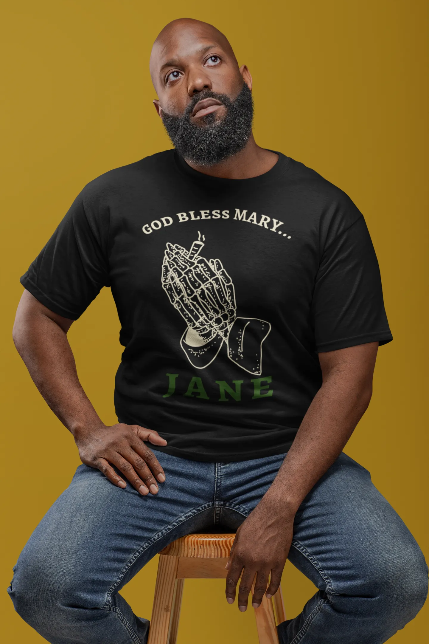 "God Bless Mary Jane" - T-Shirt (Unisex)