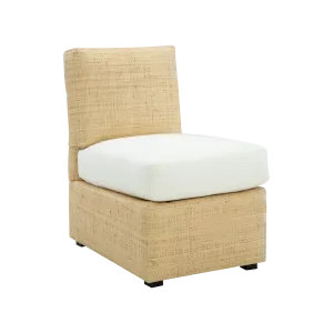 Raffia Slipper Chair