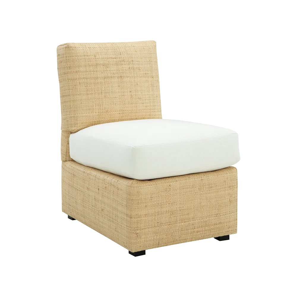 Raffia Slipper Chair