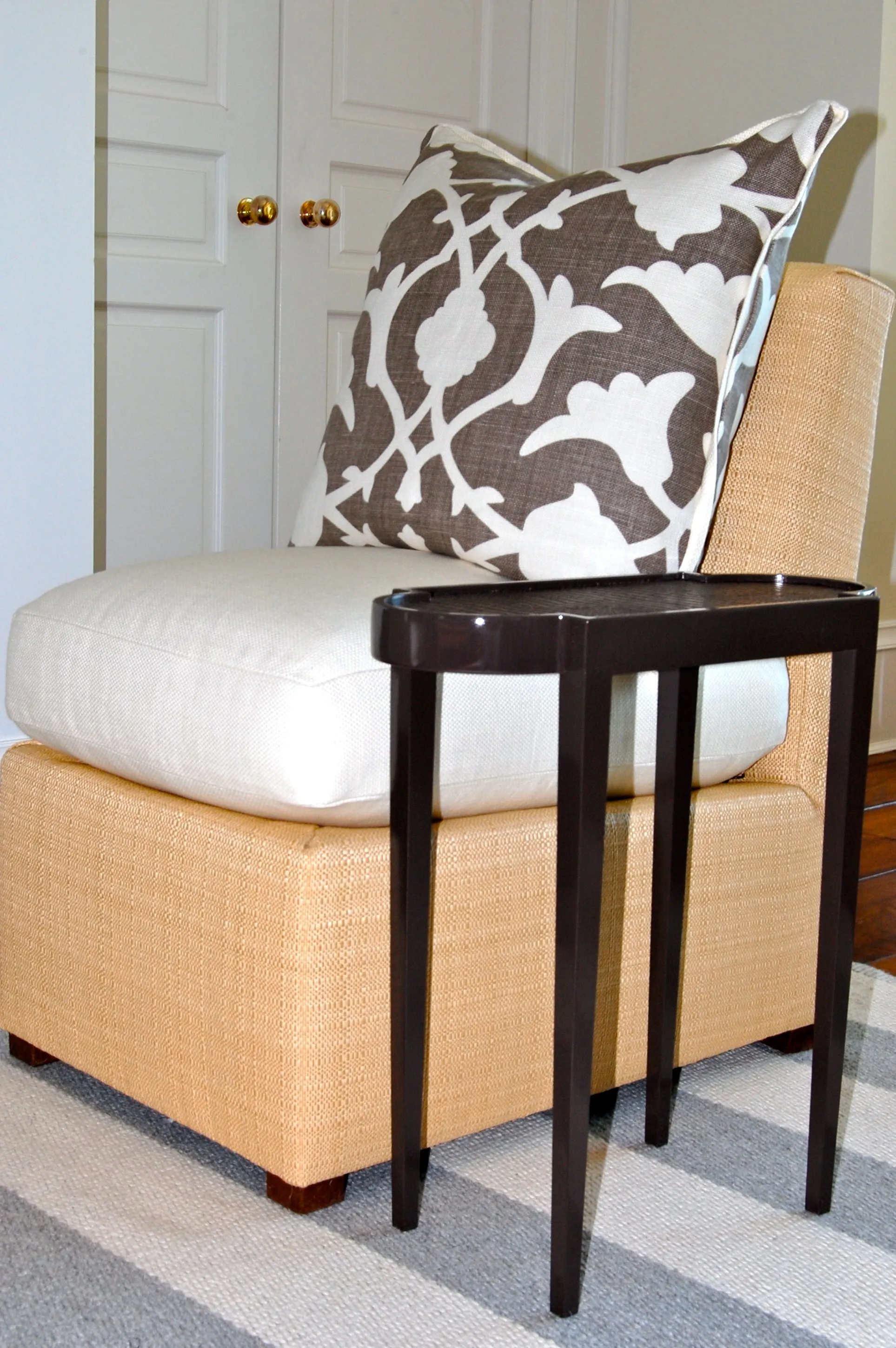Raffia Slipper Chair