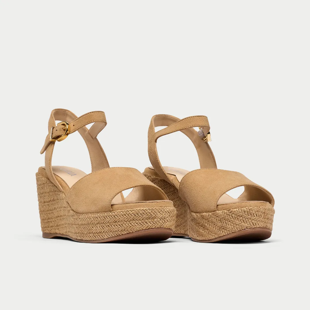 Rosa - Latte Suede