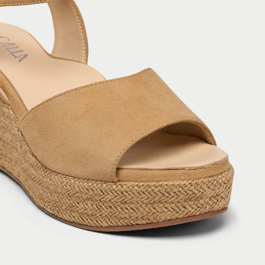 Rosa - Latte Suede