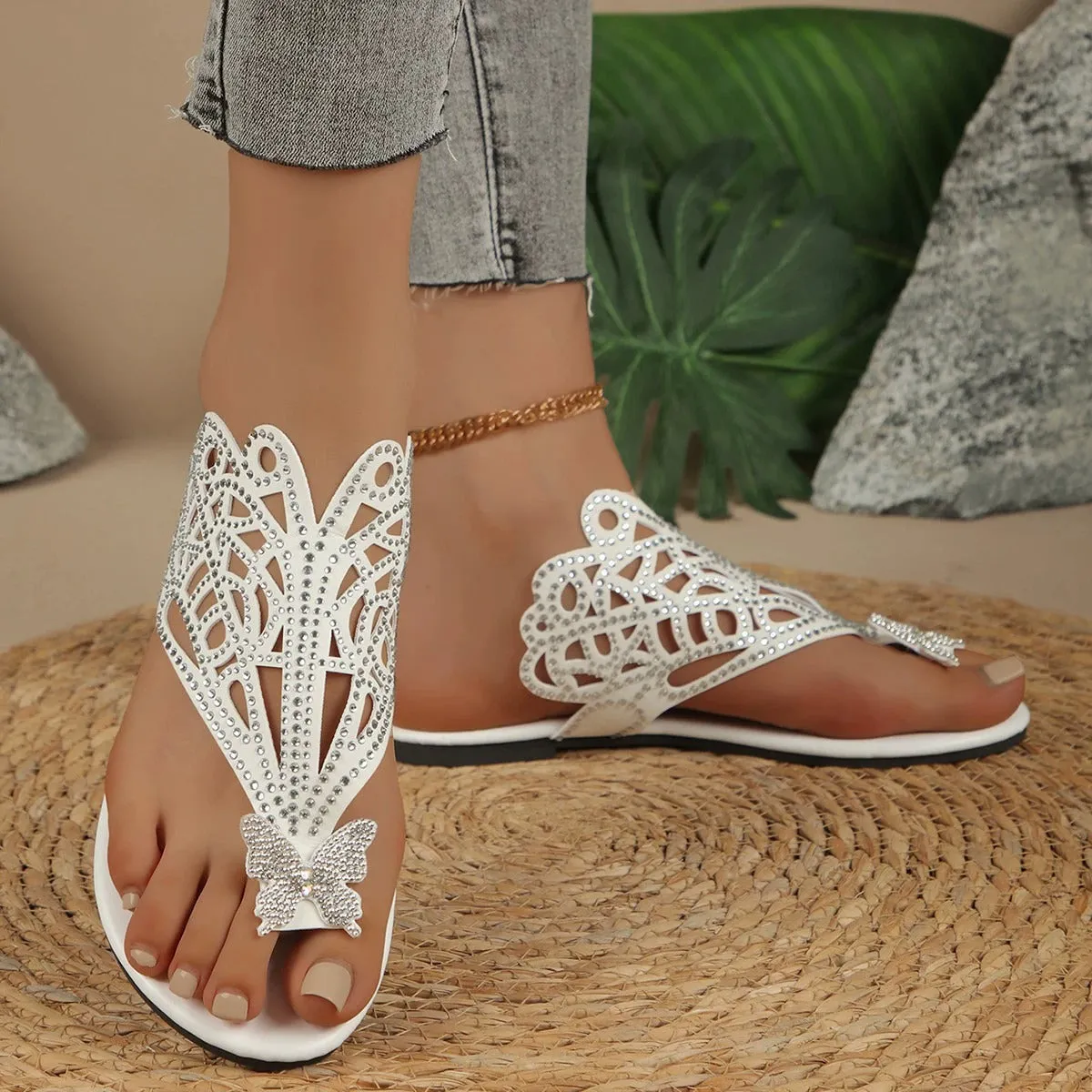 Rosana | Butterfly Accent Sandals