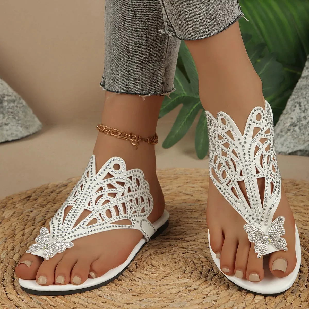 Rosana | Butterfly Accent Sandals