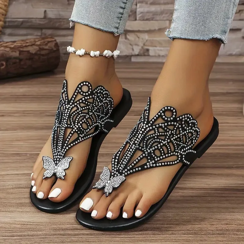 Rosana | Butterfly Accent Sandals