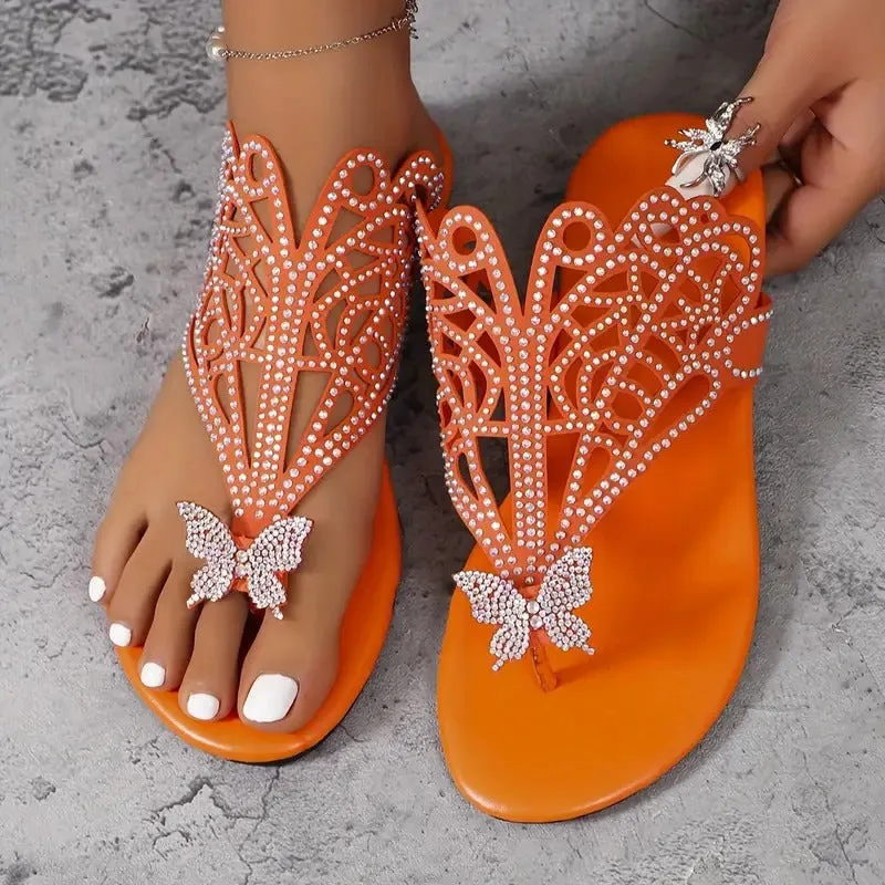 Rosana | Butterfly Accent Sandals