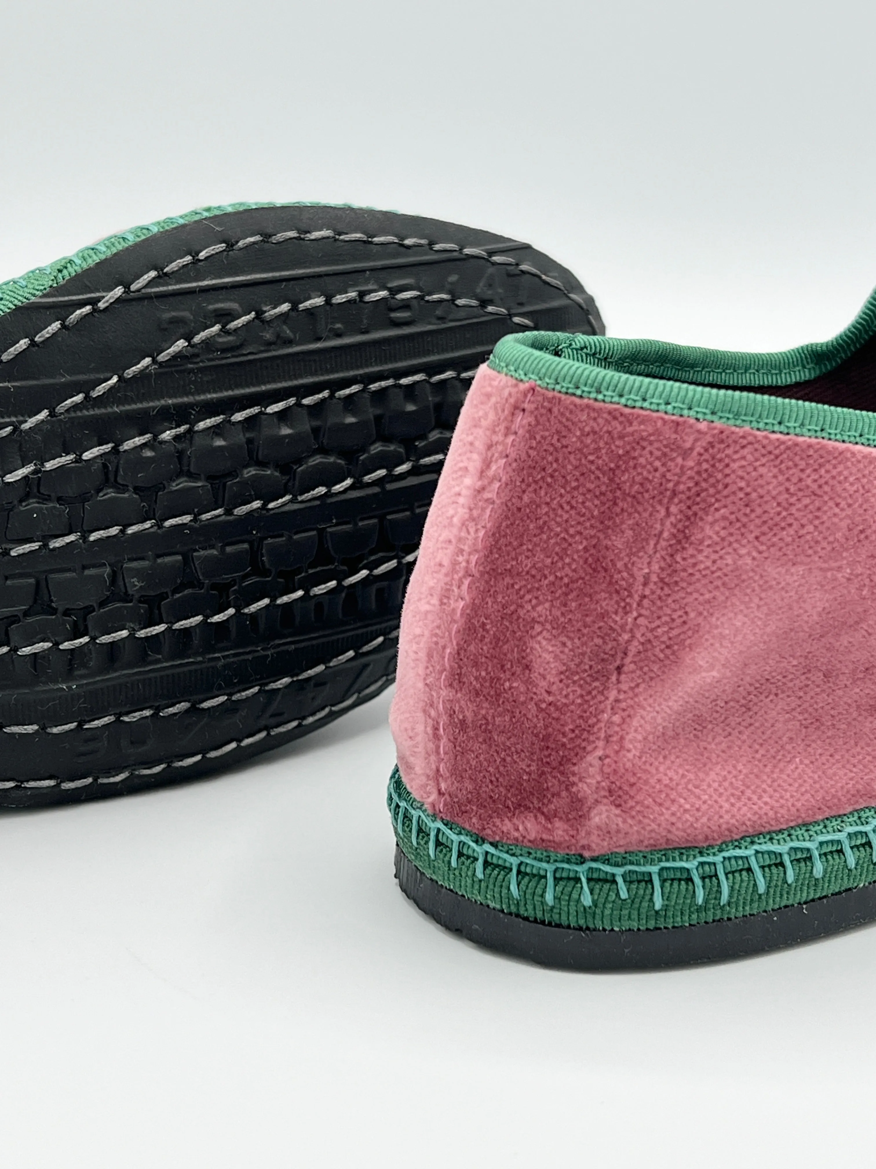 Rosewood Cotton Velvet Mary Jane