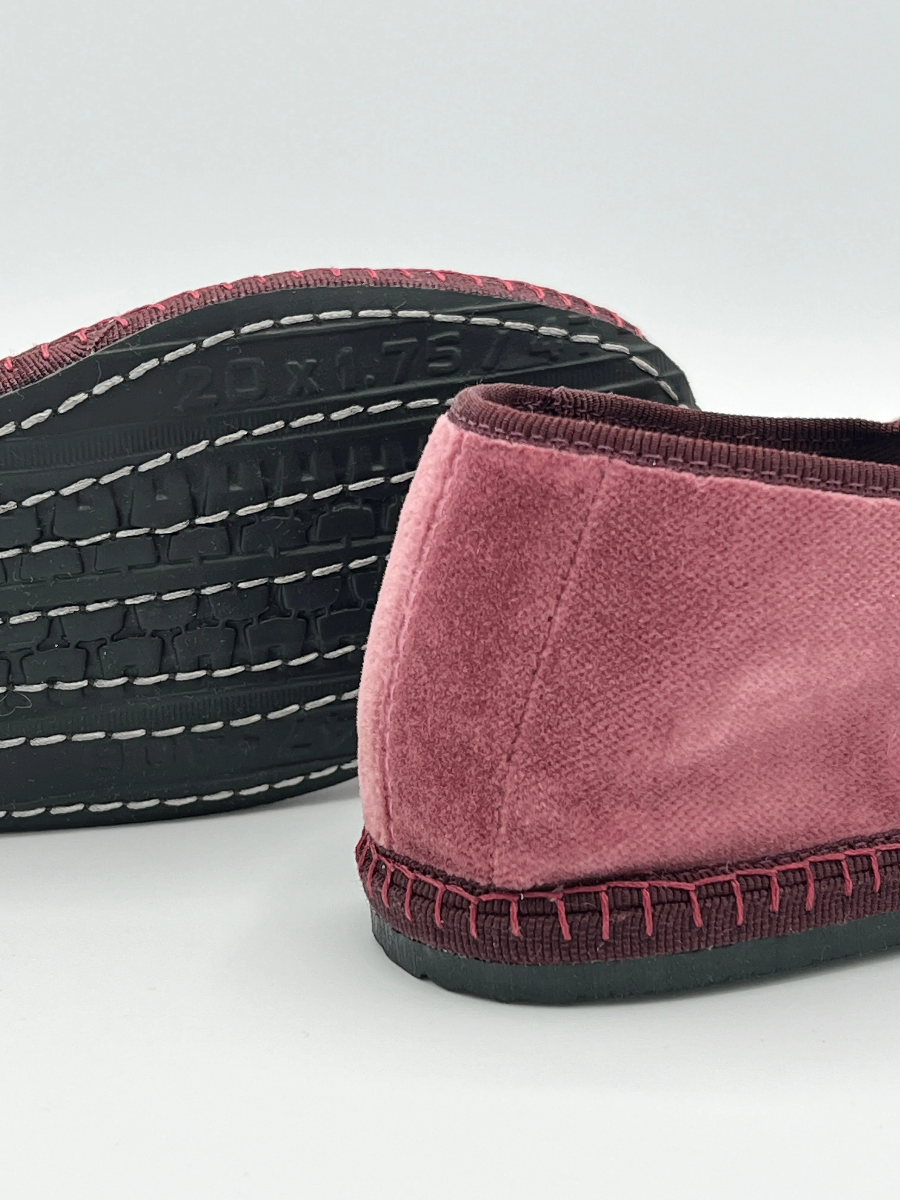 Rosewood Cotton Velvet Mary Jane