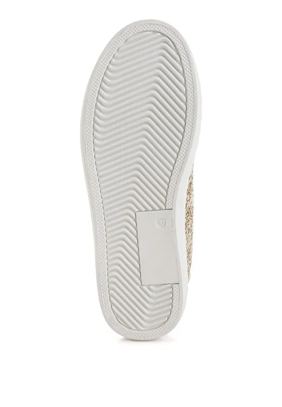 Shinding Glitter Star Chunky Sneakers