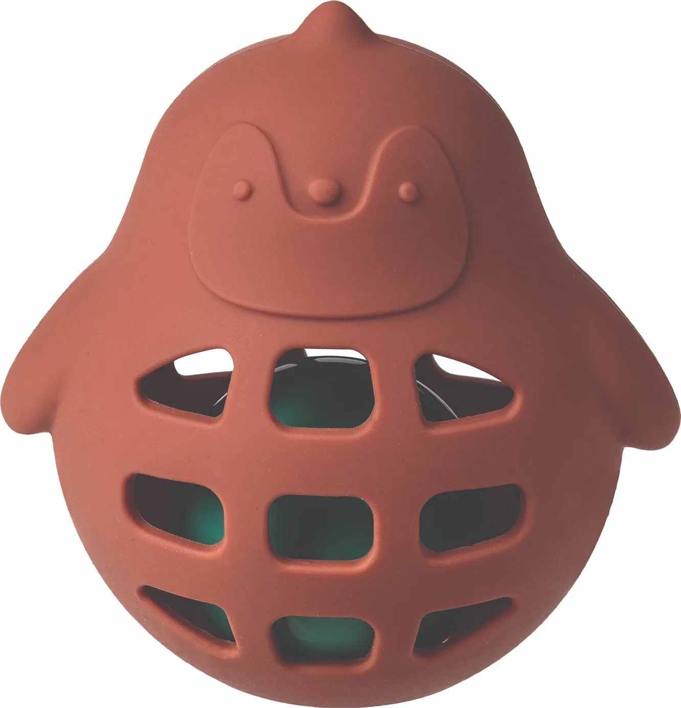 Simply Silicone Penguin Roly Rattle