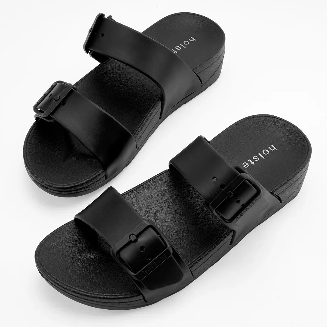 Skyhigh Wedge Black
