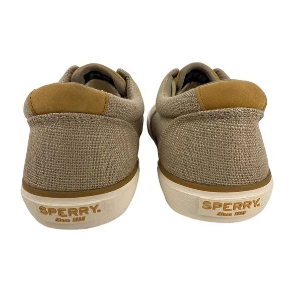 Sperry Men's SeaCycled Striper II CVO Baja Sneaker Taupe Size 11