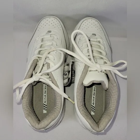 Spira Athletic Sneakers Womens 6.5 Classic Walker Leather Walking Shoes White