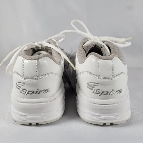 Spira Athletic Sneakers Womens 6.5 Classic Walker Leather Walking Shoes White