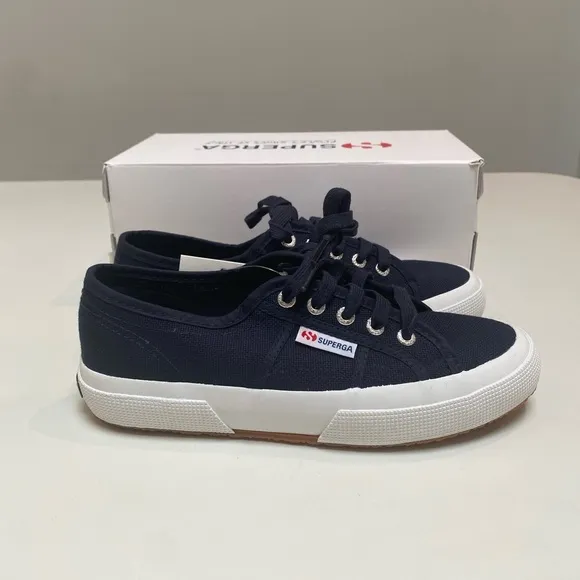 Superga Cotu Classic Sneaker in Navy/White sz 38EU/7.5US New in Box