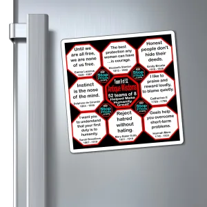 Team 9 of 52 Antique Magnetic Wisdoms Stick Around