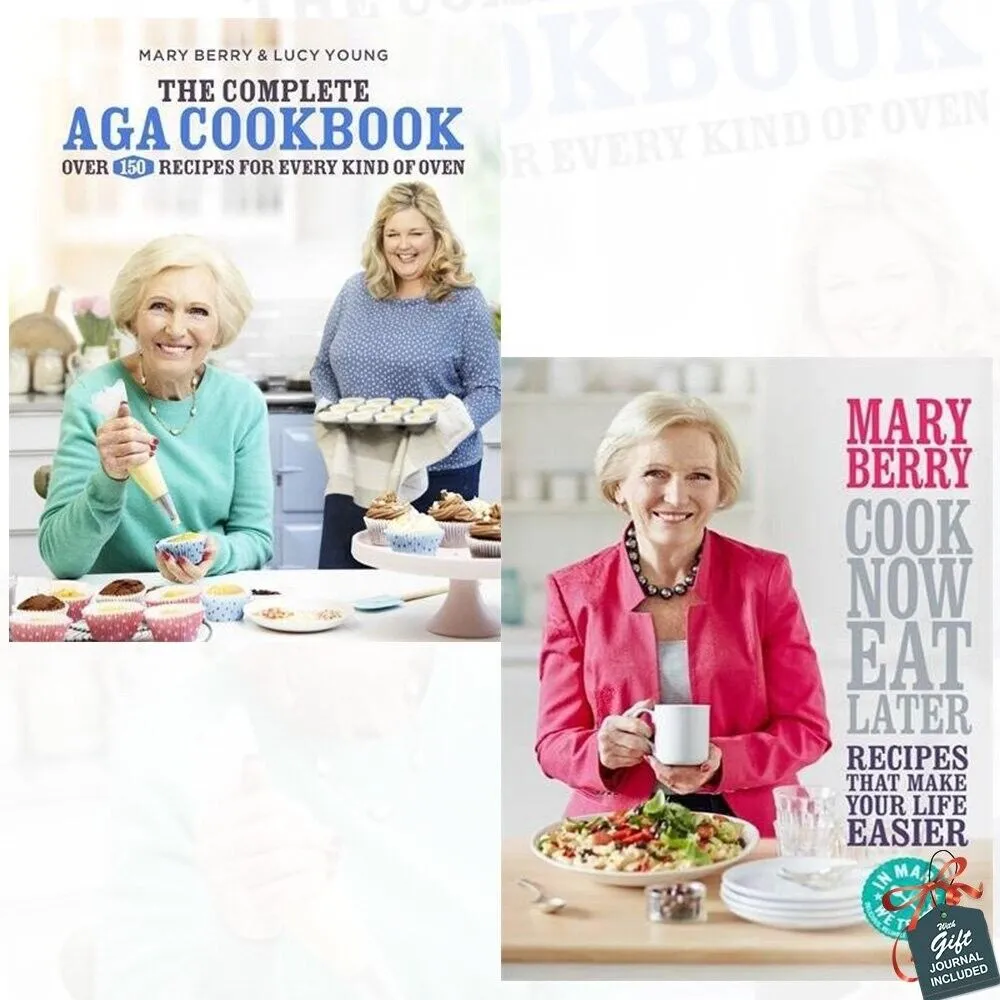 The Complete Aga Cookbook and Cook Now, Eat Later 2 Books Collection Set