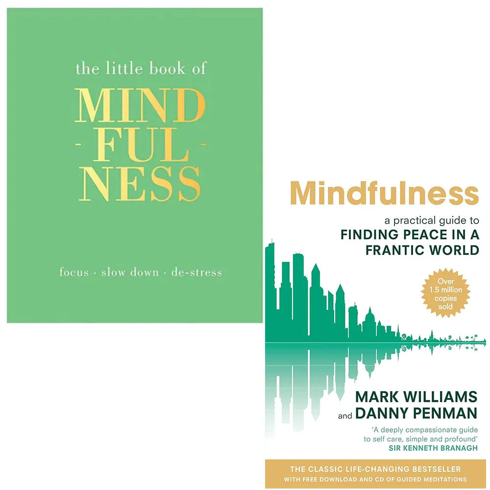 The Little Book of Mindfulness  & Mindfulness  2 Books Collection Set
