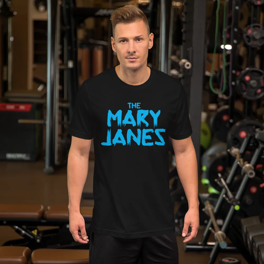 The Mary Janes Logo T - Cyan