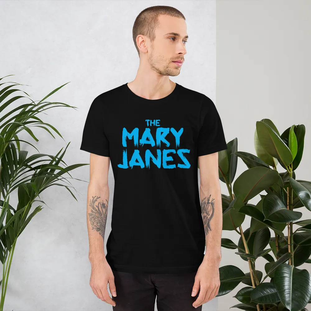 The Mary Janes Logo T - Cyan