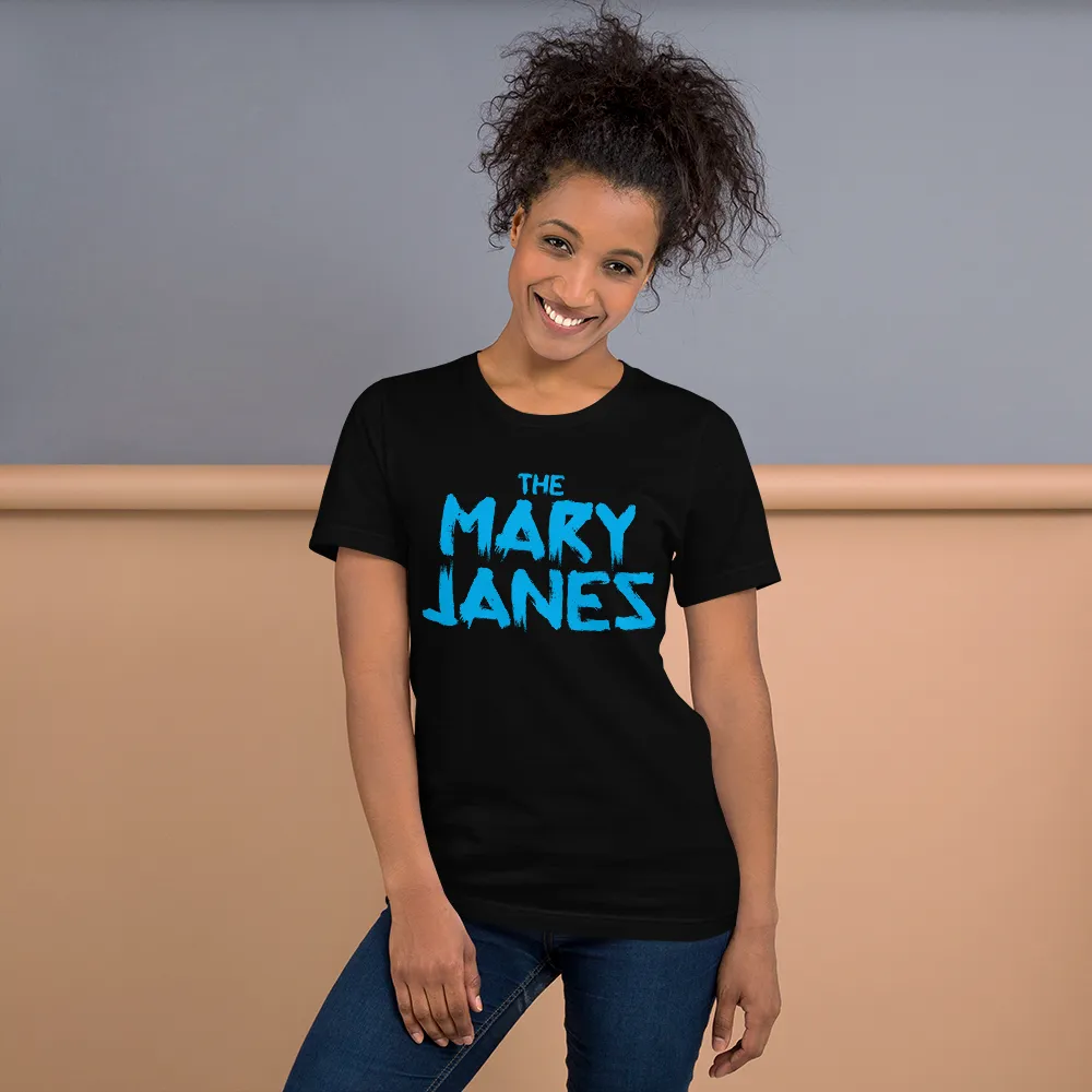 The Mary Janes Logo T - Cyan