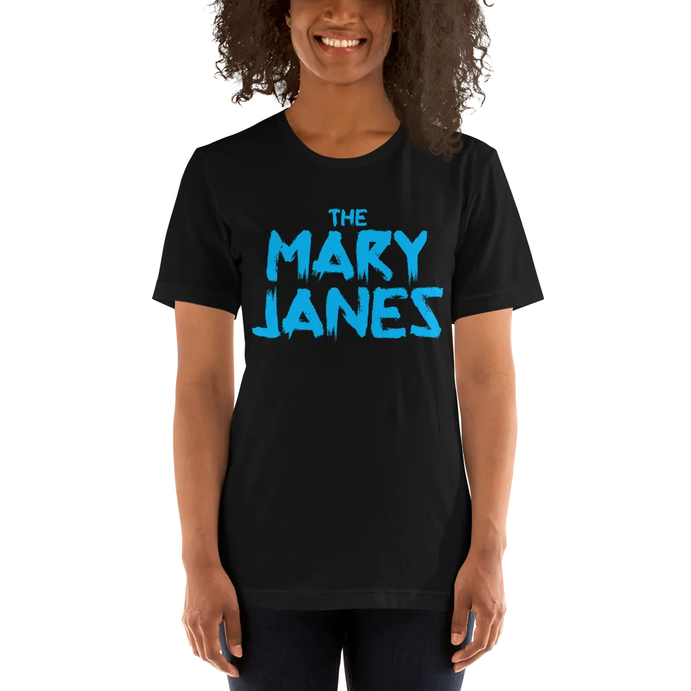 The Mary Janes Logo T - Cyan