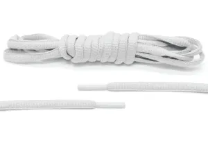 The White Oval Shoe Lace