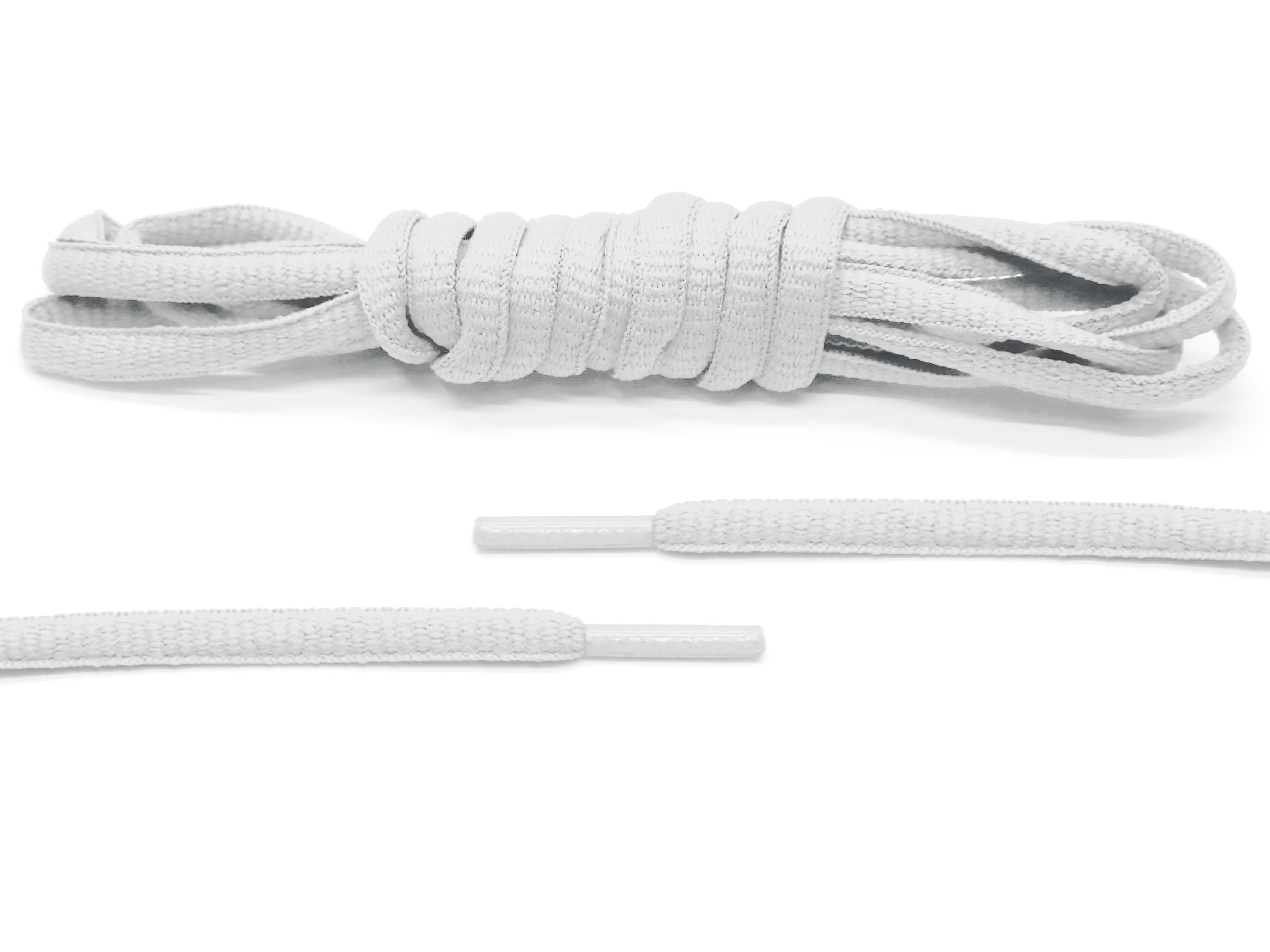 The White Oval Shoe Lace
