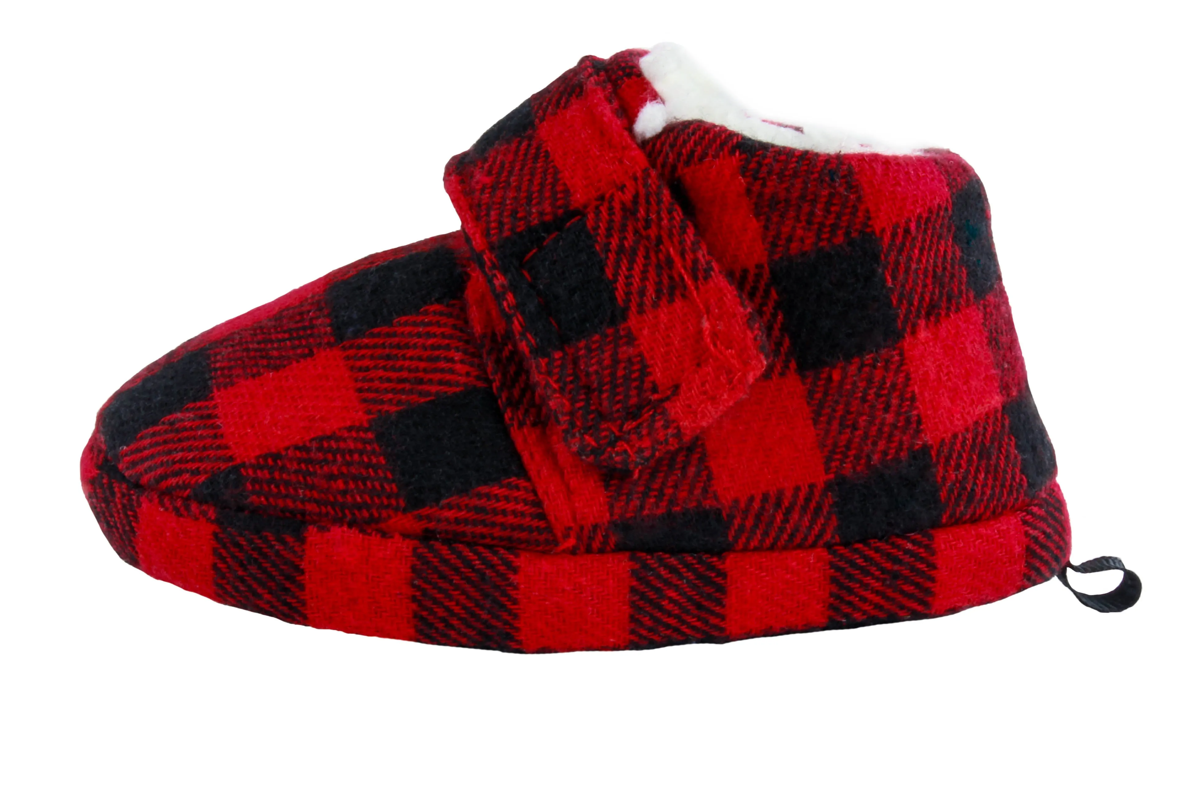Toddler Boys Buffalo Plaid Bootie Slipper
